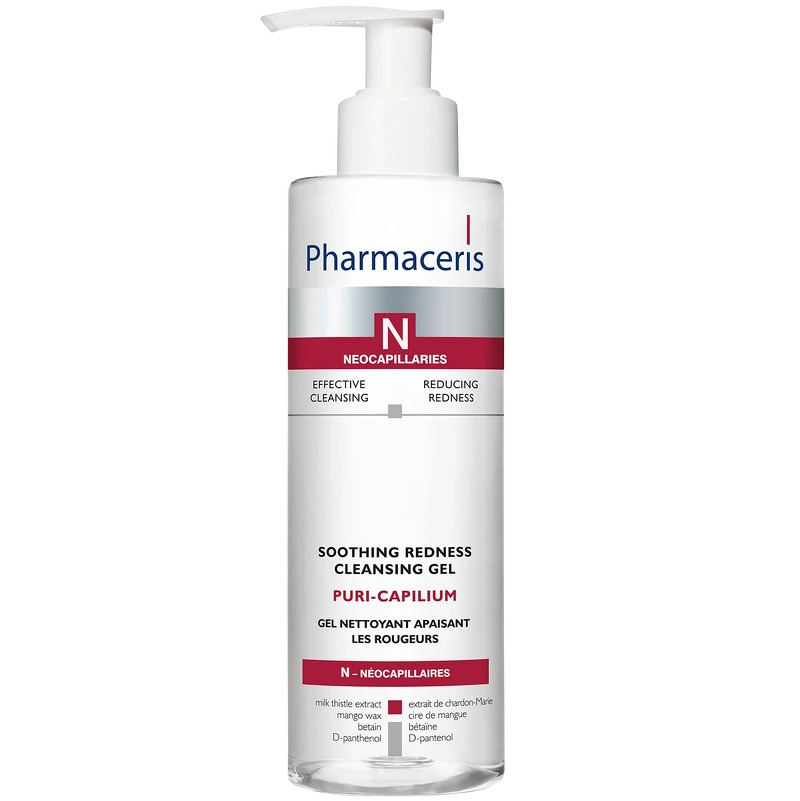 Pharmaceris N REDNESS SOOTHING face and eyes gel wash PURI-CAPILIUM 190 ml